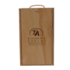 Houten kist voor 2 flessen 0,75ltr. Elisabetta Abrami
